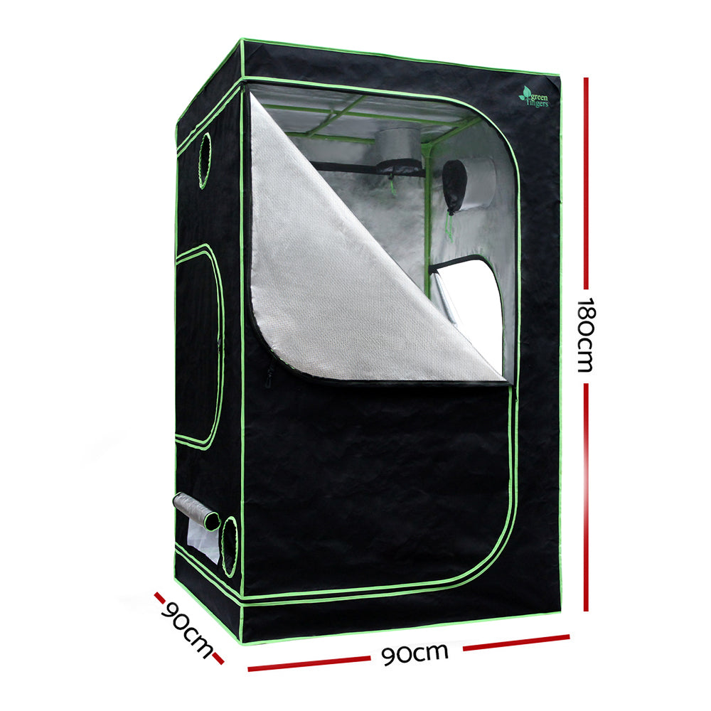 Grow Tent 900X90X180Cm 1680D Hydroponics Kit Indoor Plant Room