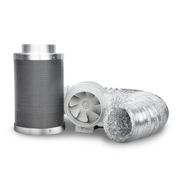 6" Ventilation Kit With Carbon Filter & Speed Control