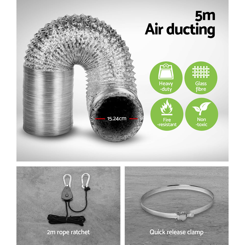 6" Ventilation Kit With Carbon Filter & Speed Control