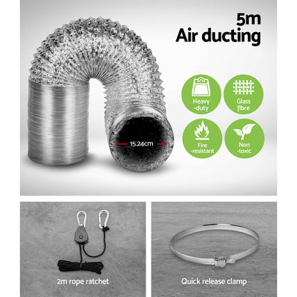 6" Ventilation Kit With Carbon Filter & Speed Control