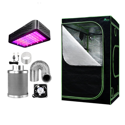 Light Kit 120x120x200CM 1000W LED 4" Vent Fan,Light Kit LED 1000W Full Spectrum 4" Vent 120x120x200CM