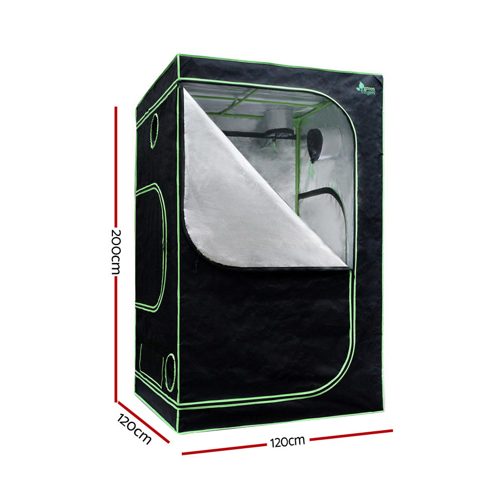 1000W Led Grow Tent Kit, 120X120X200Cm, Full Spectrum, 6" Ventilation
