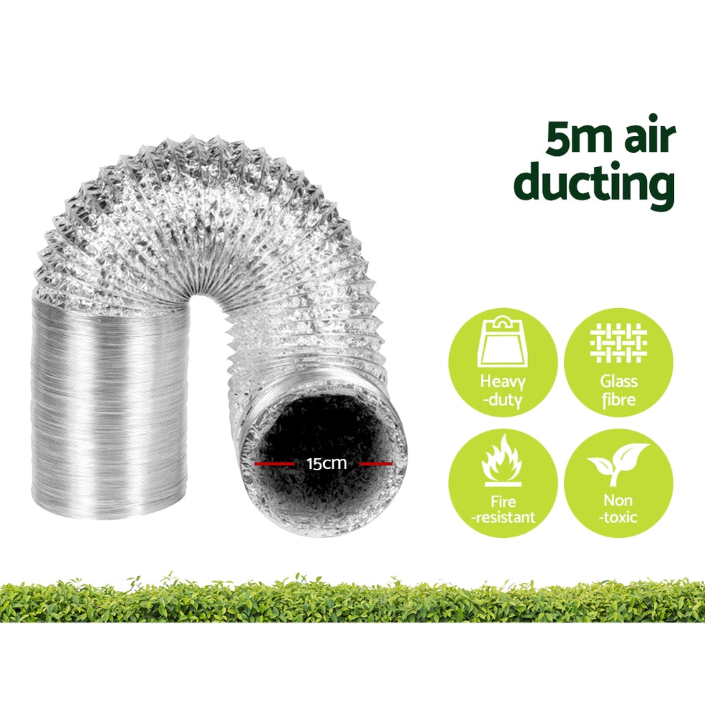 1000W Led Grow Tent Kit, 150X150X200Cm, Full Spectrum, 6" Ventilation