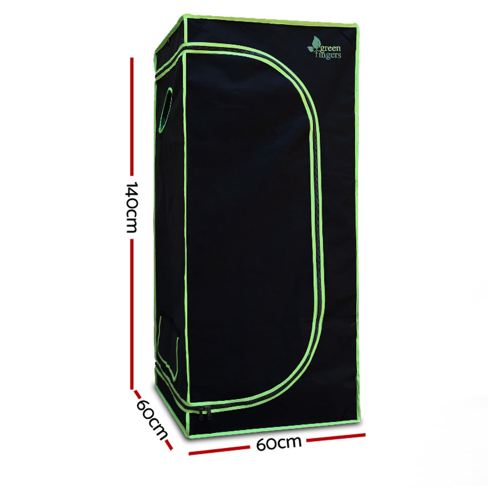 60X60X140Cm Grow Tent Light Kit With 600W Led & 4" Vent Fan