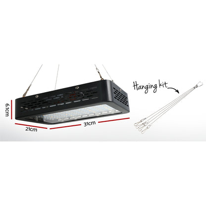 60X60X140Cm Grow Tent Light Kit With 600W Led & 4" Vent Fan