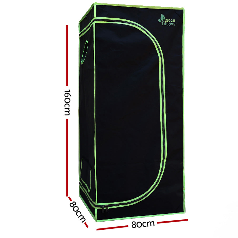 80X80X160Cm Grow Tent Light Kit With 1000W Led & 4" Vent Fan