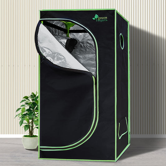80X80X160Cm Grow Tent Light Kit With 1000W Led & 4" Vent Fan