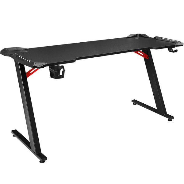  Gaming Desk Computer Desks LED Light 140CM