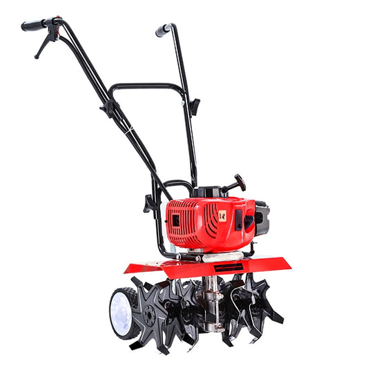 88Cc Tiller Rototiller Garden Cultivator 6 Blades Soil Power Rotary Hoe