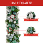 Mint Luxe Christmas Garland - 100cm