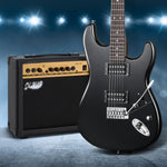 Electric Guitar Music String Instrument 20W Amplifier Black