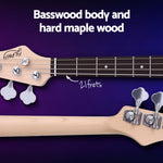 Electric Guitar Bass 47 Inch Red