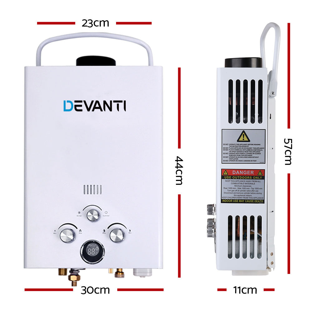 Outdoor Gas Water Heater 8L
