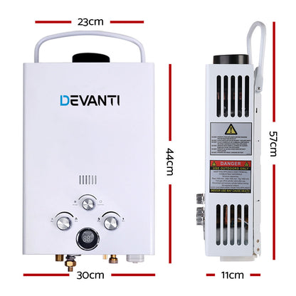 Outdoor Gas Water Heater 8L
