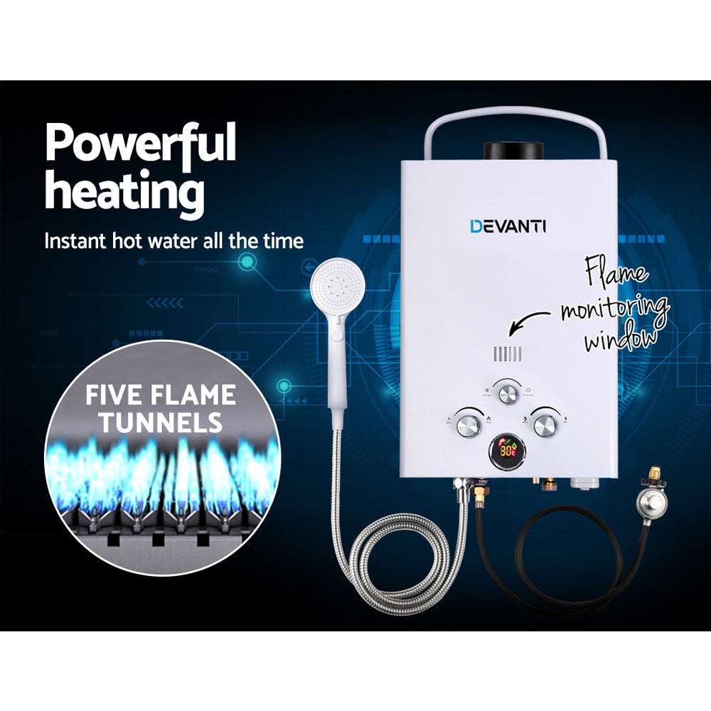 Outdoor Gas Water Heater 8L