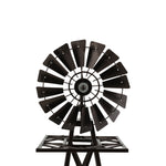 Garden Windmill 120Cm Metal Ornaments Outdoor Décor