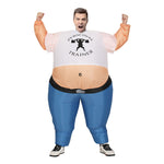 Inflatable Samson Costume Adult Suit Blow Up Party Fancy Dress