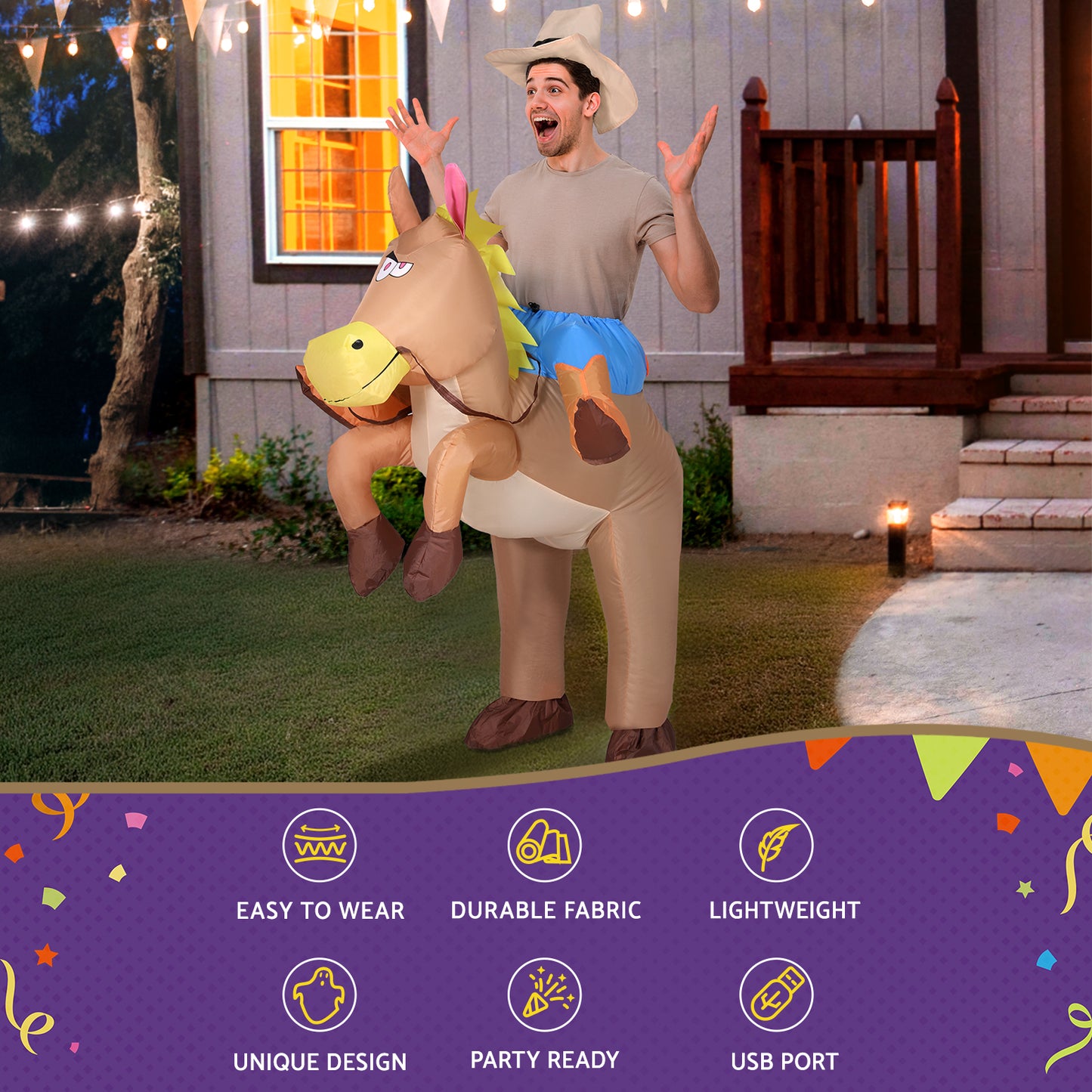 Inflatable Clown Costume For Adults