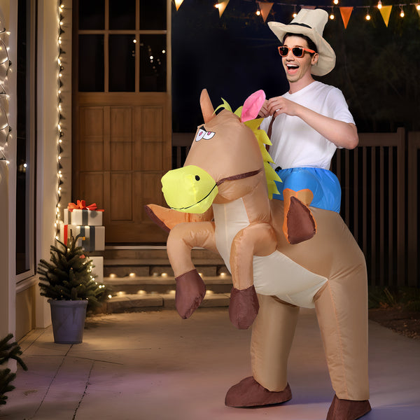 Inflatable Cowboy Costume For Adults Melbourne Home Living