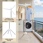 Clothes Rack Airer Rotatable Hanger Foldable 163Cm