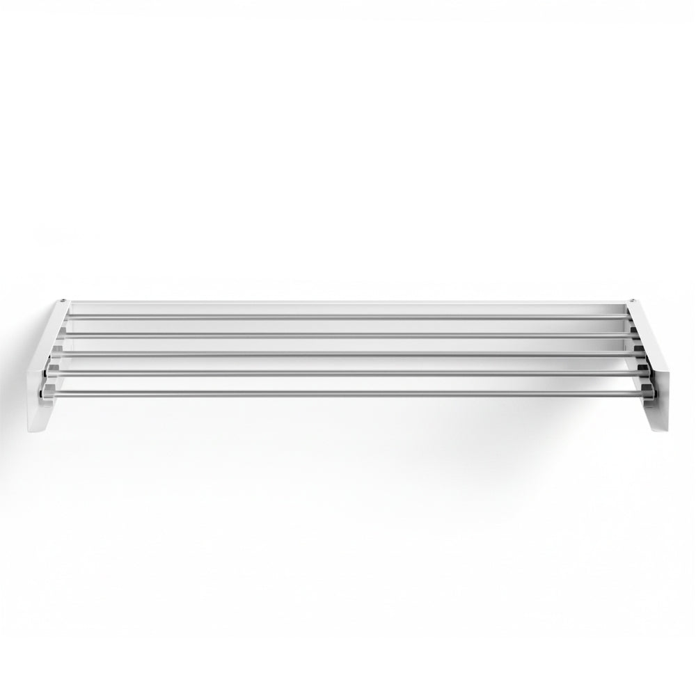 Clothes Rack Wall Mounted Airer Foldable White