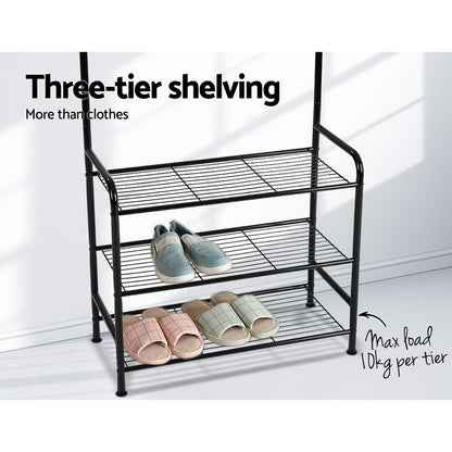 Clothes Rack Airer Coat Stand 179cm Hanger Rail Closet