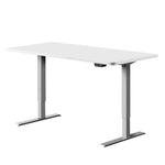 Standing Desk Height Adjustable Motorised Electric Sit Stand Computer Table 140cm