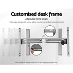 Standing Desk Sit Stand Table Height Adjustable Motorised Electric Frame Riser 120cm Desktop