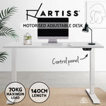Standing Desk Height Adjustable Laptop Computer Table Motorised Electric Frame Riser 140cm