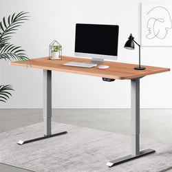 Standing Desk Height Adjustable Laptop Computer Table Motorised Electric Frame Riser 140cm
