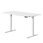 Standing Desk Sit Stand Table Riser Motorised Height Adjustable Computer Laptop Desks Stand 120cm White