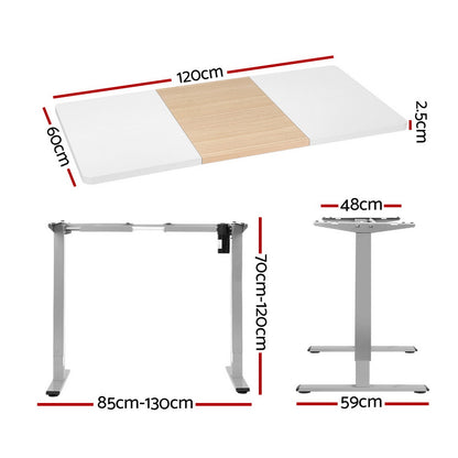 Motorised Standing Desk Sit Stand Desks 120CM/140CM
