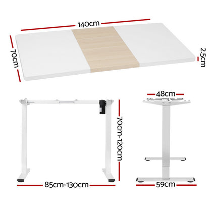 Motorised Standing Desk Sit Stand Desks 120CM/140CM