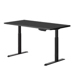 Standing Desk Sit Stand Table Riser Motorised Electric Computer Laptop Desks Dual Motors 140cm Black