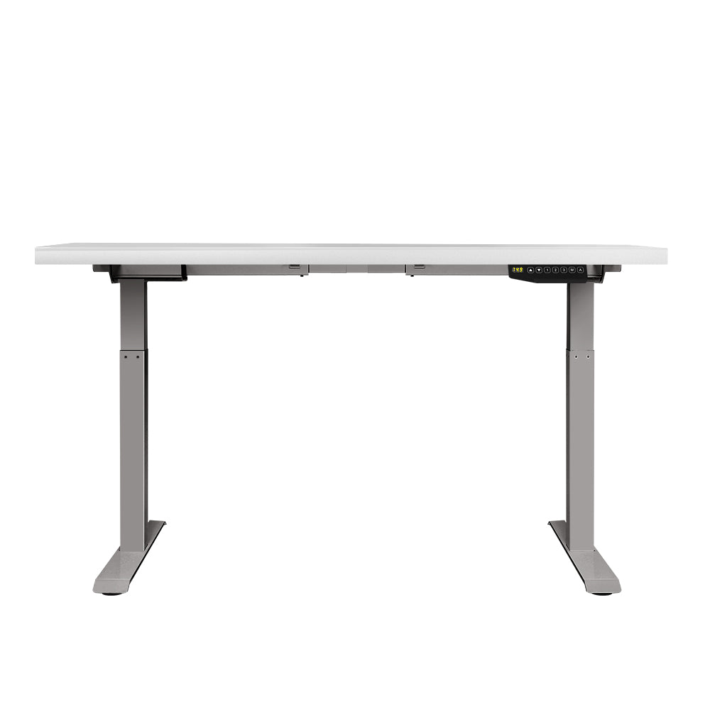 Sit Stand Standing Desk Motorised Electric Adjustable Laptop Computer Table Dual Motors 140cm