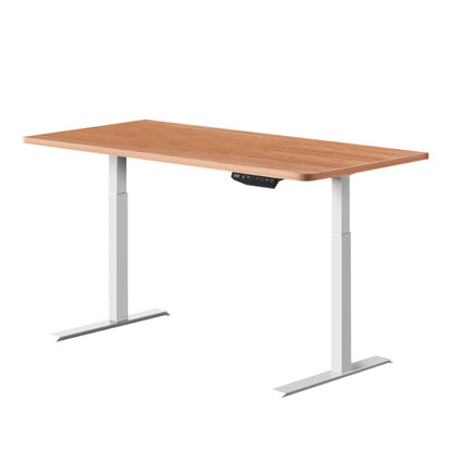 Standing Desk Sit Stand Riser Motorised Electric Computer Laptop Table Home Office Dual Motor 120cm