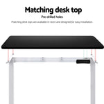 Standing Desk Frame Only Dual Motor Motorised White