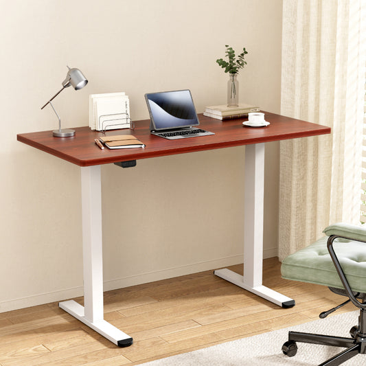 Standing Desk Motorised Dual Motor 120Cm Walnut