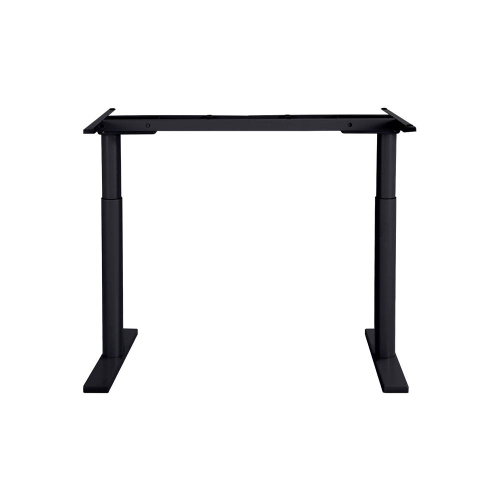 Standing Desk Sit Stand Motorised Adjustable Frame Only Dual Motor Black