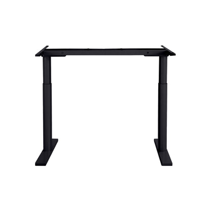 Standing Desk Sit Stand Motorised Adjustable Frame Only Dual Motor Black