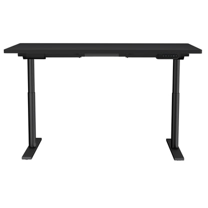 Elegant Black 140cm/120cm Height Adjustable Electric Standing Desk