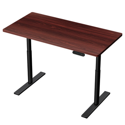 Elegant Black 140cm/120cm Height Adjustable Electric Standing Desk