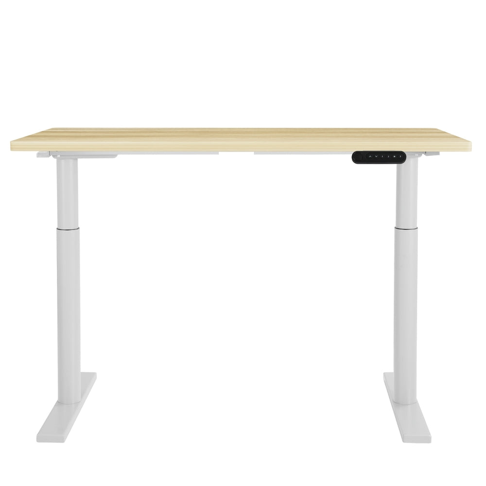 Elegant Black 140cm/120cm Height Adjustable Electric Standing Desk