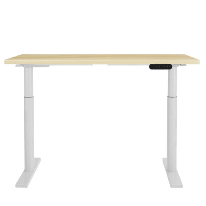 Elegant Black 140cm/120cm Height Adjustable Electric Standing Desk