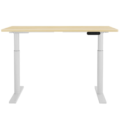 Elegant Black 140cm/120cm Height Adjustable Electric Standing Desk