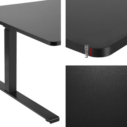 Standing Desks L-shape Motorised 160CM Black