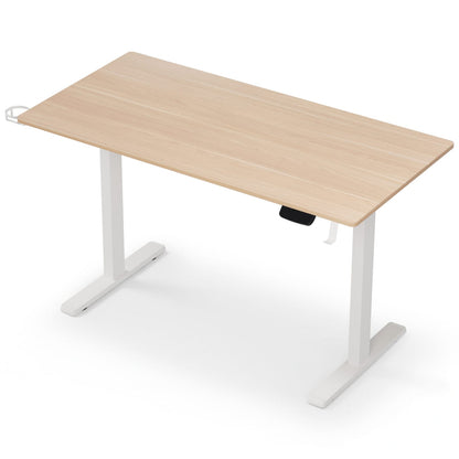 Electric Standing Desk Oak 140cm 140x70x72cm