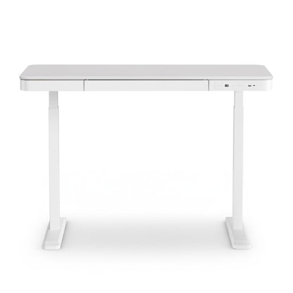 Artiss Standing Desk Motorised Electric Desks Drawer 120CM White