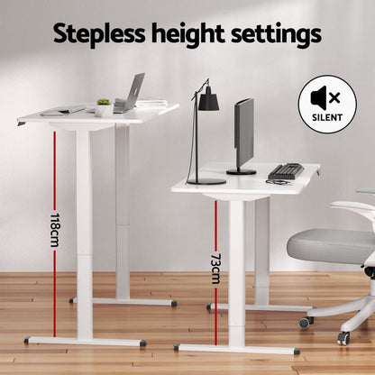 Electric Standing Desk Motorised 120x60x73cm