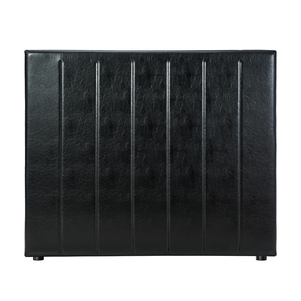 Bed Frame Headboard King Single Size Bedhead Black Leather
